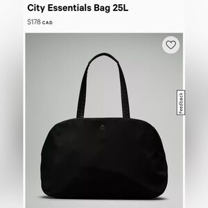 lululemon city essentials bag 25L